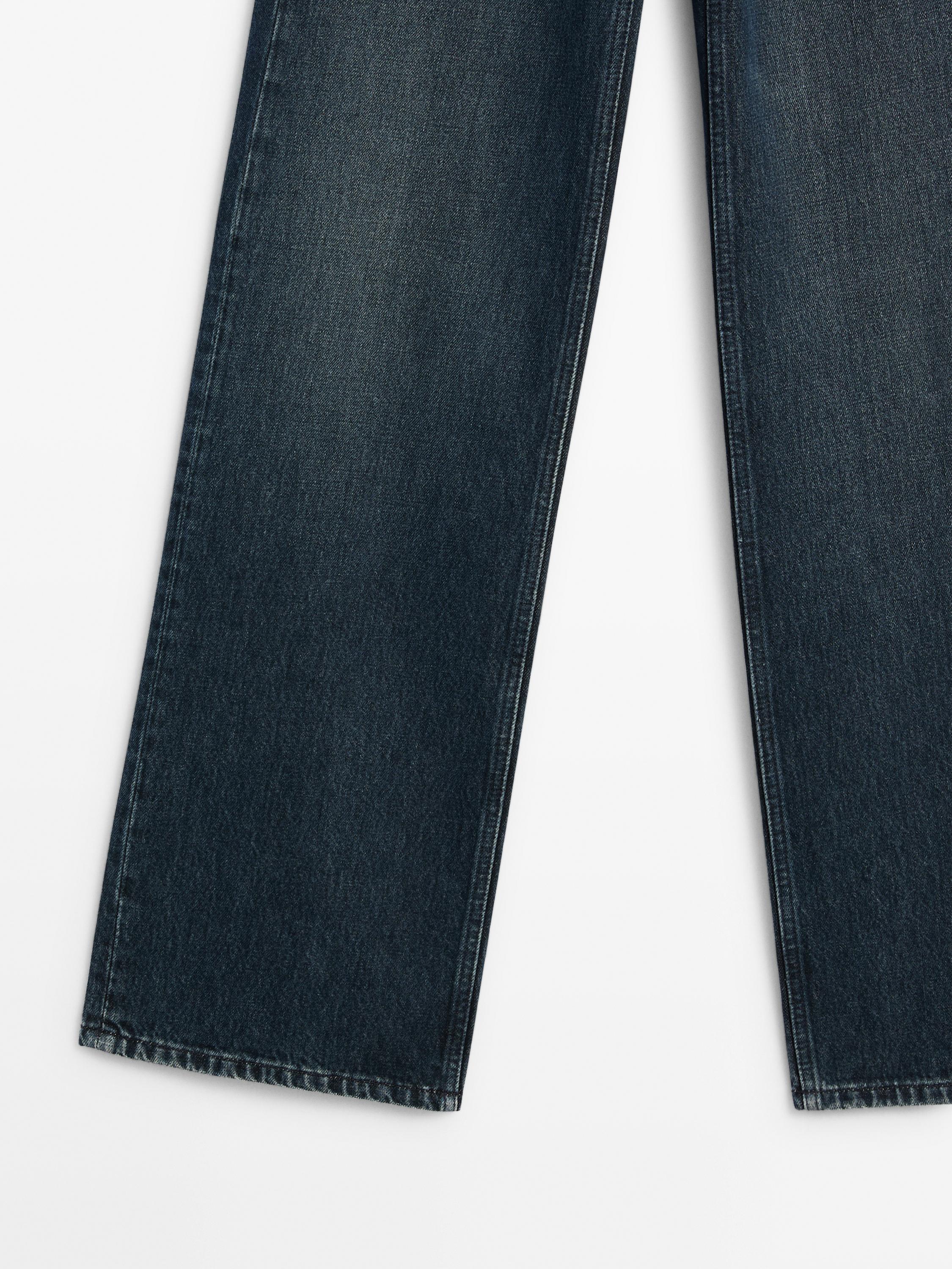 High-waist wide-leg jeans